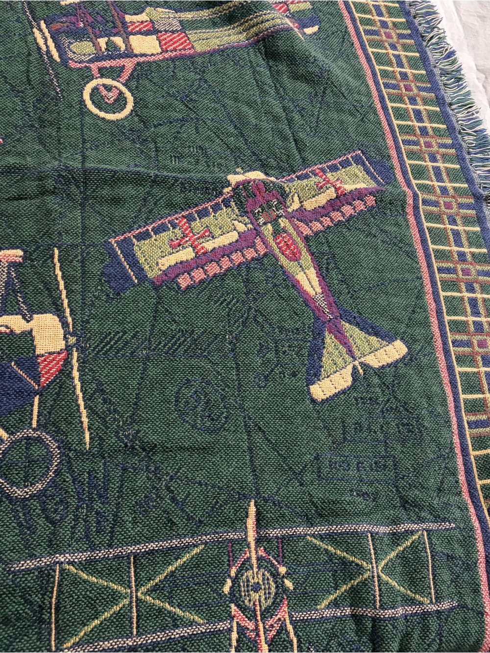 Vintage Goodwin Weavers Tapestry Throw - Picture 3 of 5